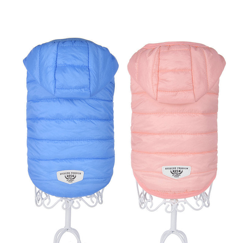 Warm Cotton Dog Down Jacket – Cozy Winter Pet Coat for Dogs