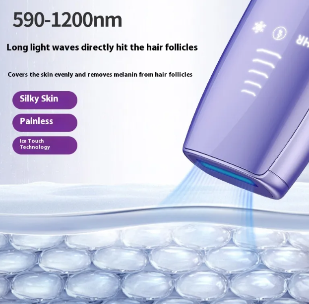 Smart Painless Hair Removal Device – Automatic & Manual