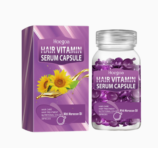 Hair Repair Capsules – Smoothing, Shine & Frizz Control Treatment for All Hair Types