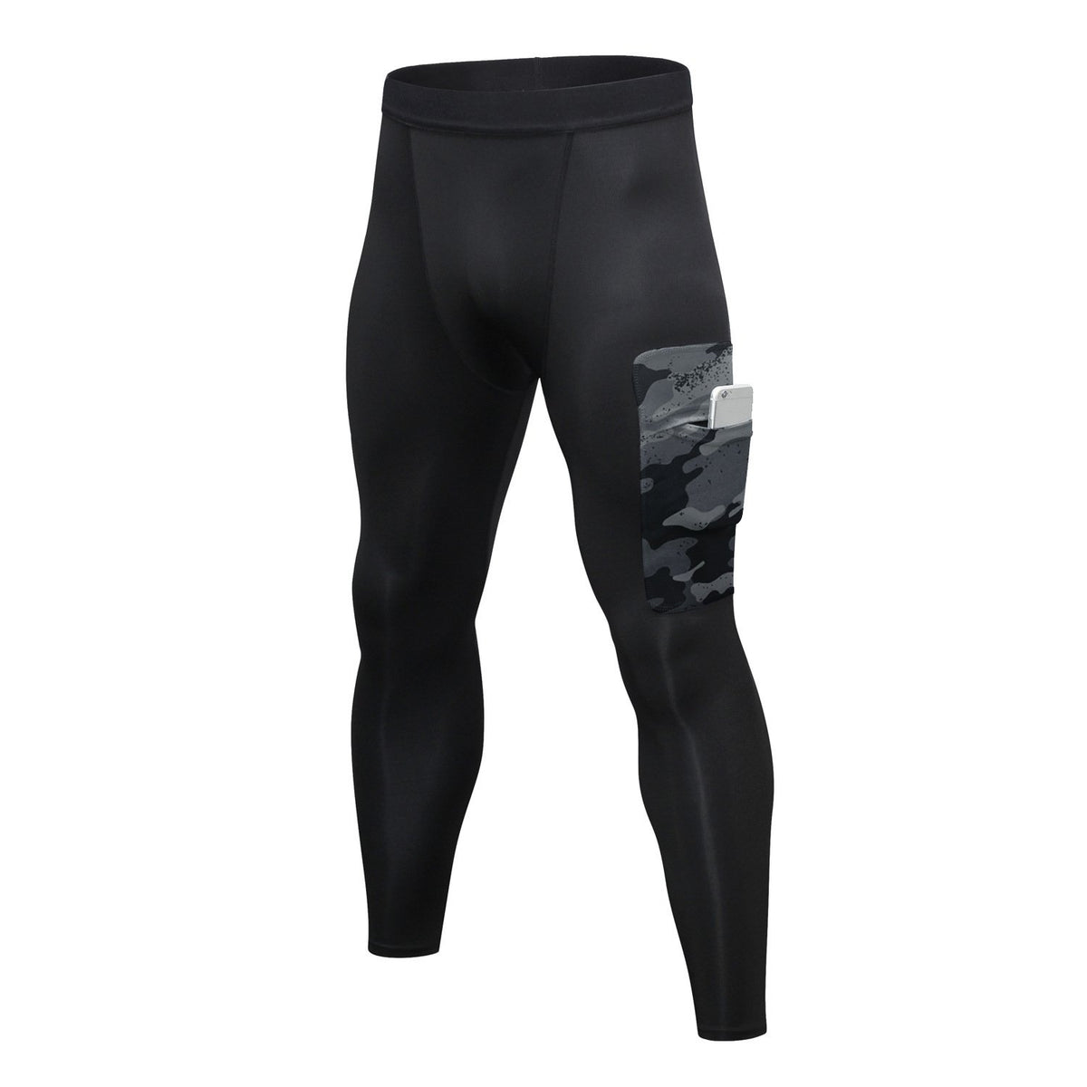 Men’s Camouflage Pocket Fitness Pants – Workout & Training Trousers