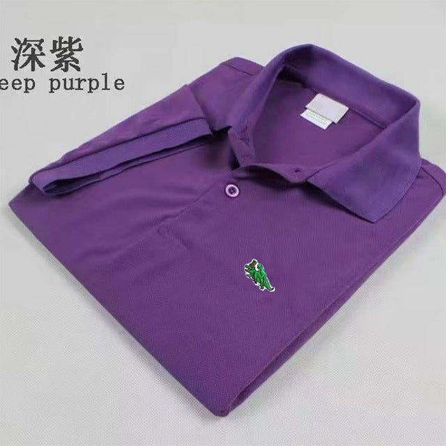 Men’s Premium Embroidered Polo Shirt – Short Sleeve Regular Fit Casual Polo, S–6XL