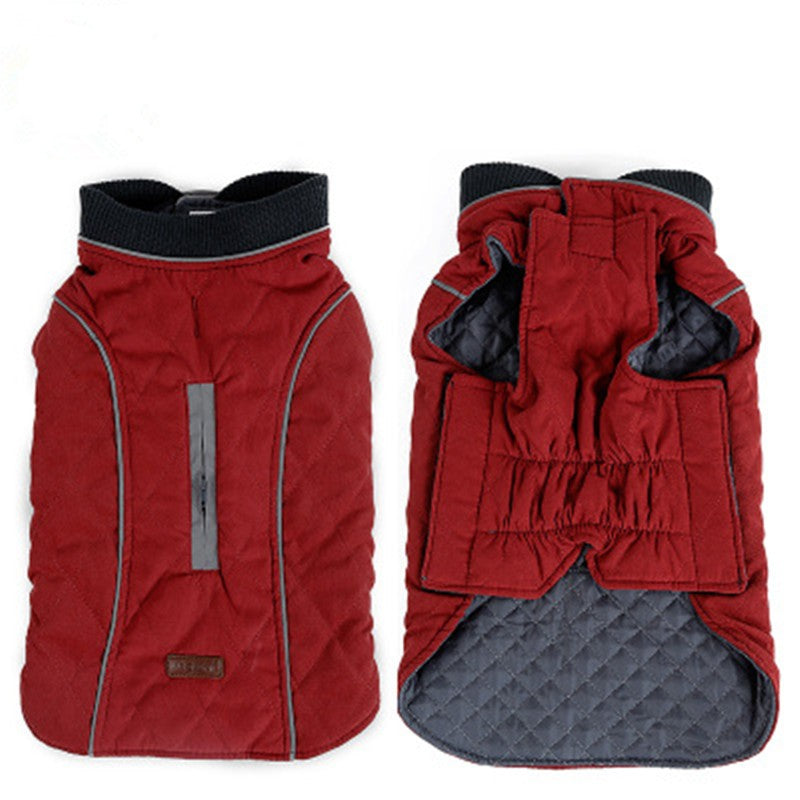 Kawaii Winter Dog Jacket – Thick Retro Warm Pet Coat for Small Dogs