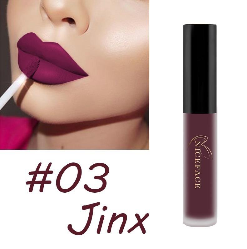 NICEFACE Long Lasting Waterproof Matte Liquid Lipstick