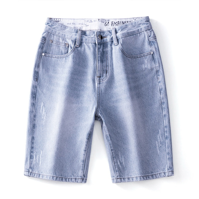 Men’s Trendy Five-Point Summer Breeches Pants – Lightweight Cotton Casual Pants