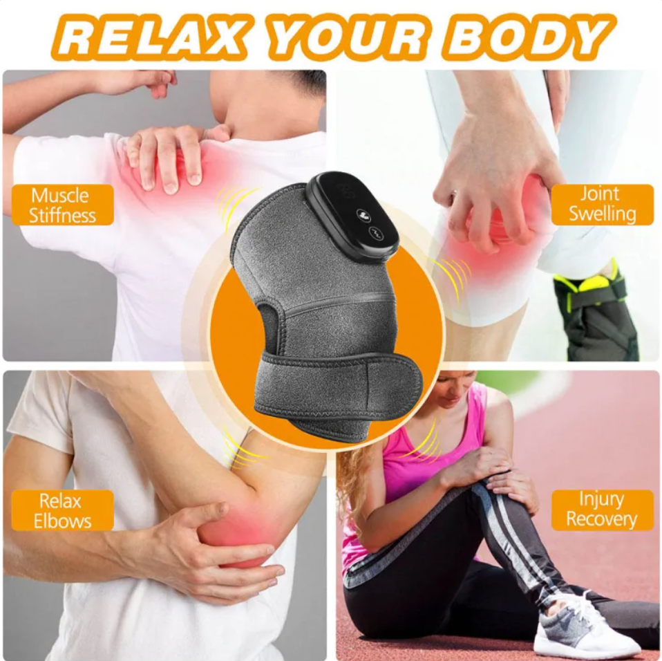 Electric Heating Knee Pads – USB Rechargeable Warmth Wraps for Joint Comfort