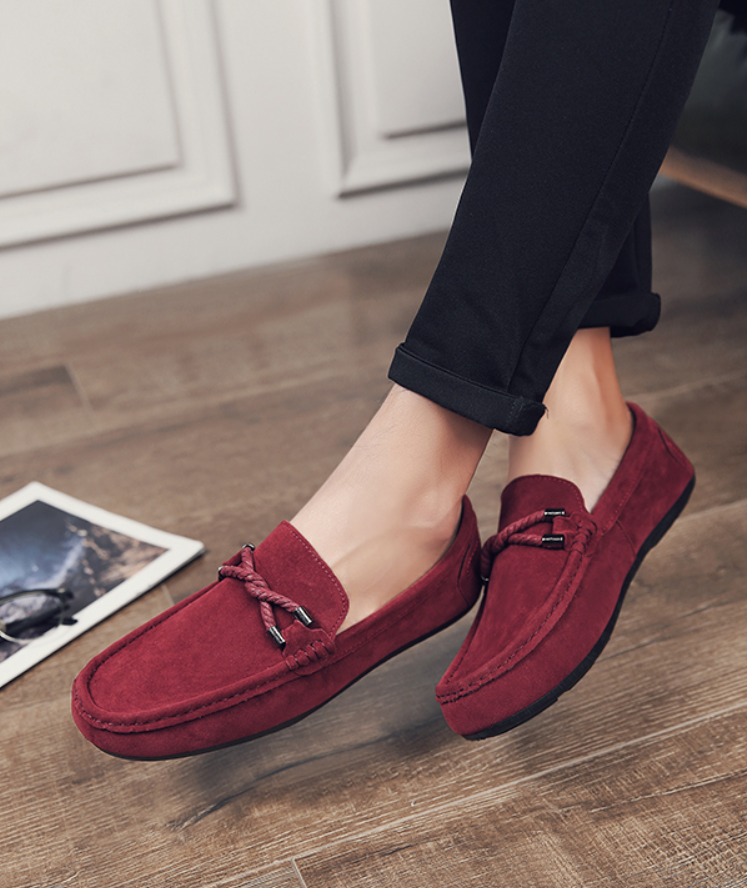 Men’s Slip-On Loafers – Non-Slip Casual Shoes for Everyday Wear
