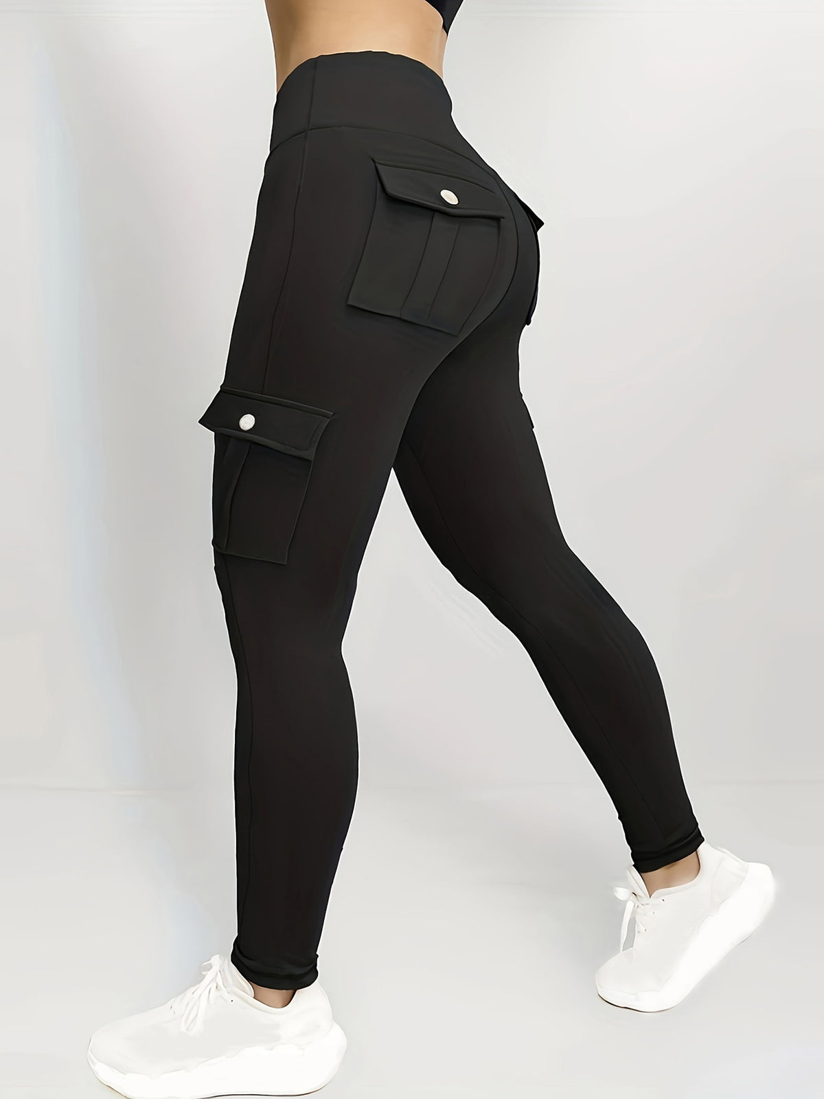 Plus Size Skinny Pants for Women – High-Waisted Stretch Sport Pants