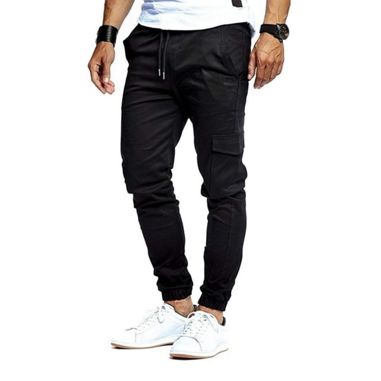 Men's Casual Solid Color Sports Trousers