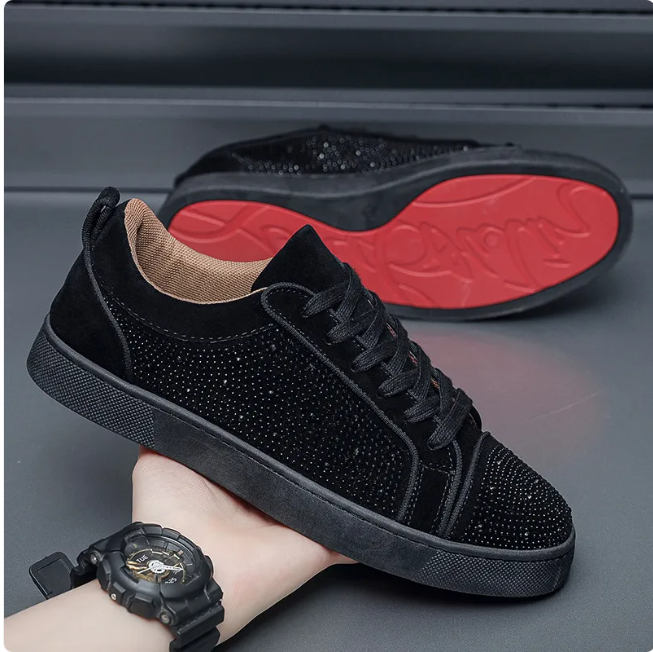Men’s Spark Casual Sneakers – Modern Low-Top Lace-Up Shoes