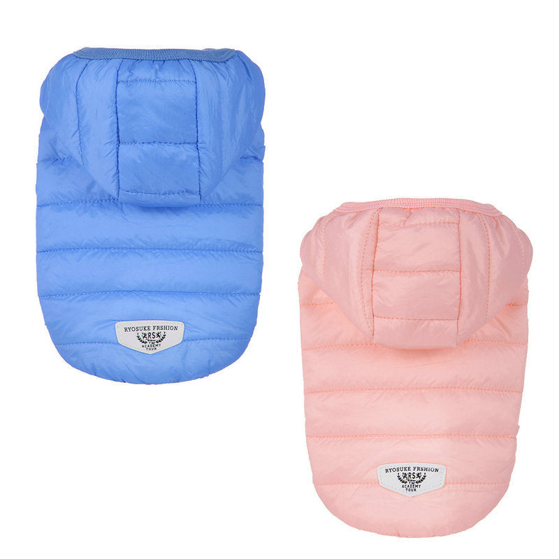 Warm Cotton Dog Down Jacket – Cozy Winter Pet Coat for Dogs