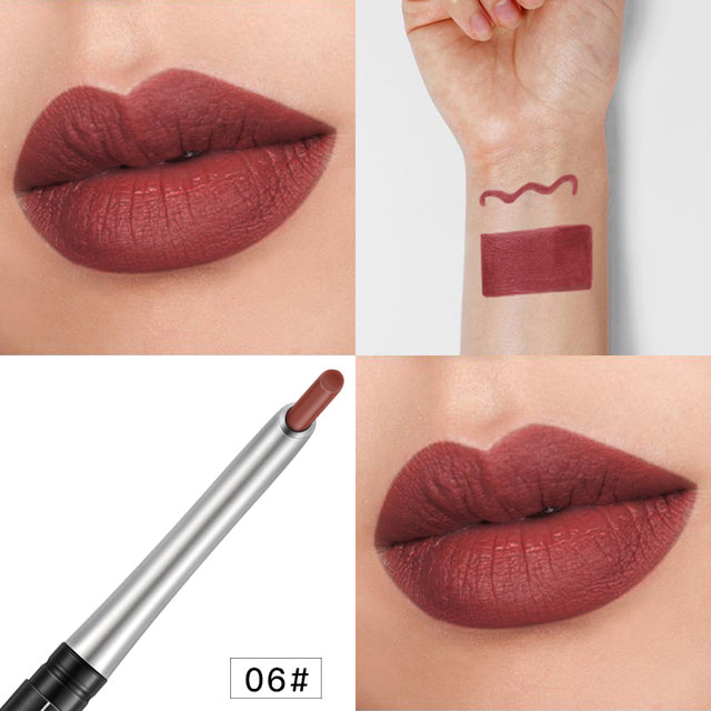 Matte Lip Liner and Eye Shadow Pencil - 17 Colors