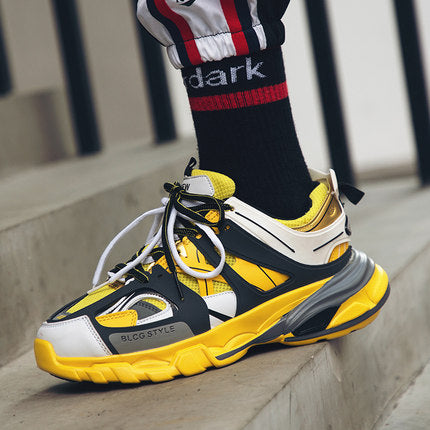 Paris Street Style Chunky Sneakers for Men (Thick Sole)