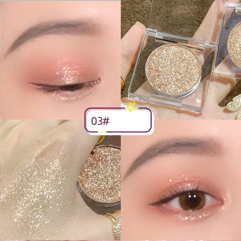 Monochrome Shimmer Eyeshadow – Portable Single-Color Cream Eyeshadow