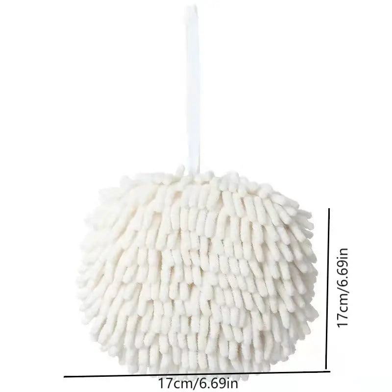 Hanging Microfiber Hand Towel – Quick-Dry Loop Towel for Kitchen & Bathroom