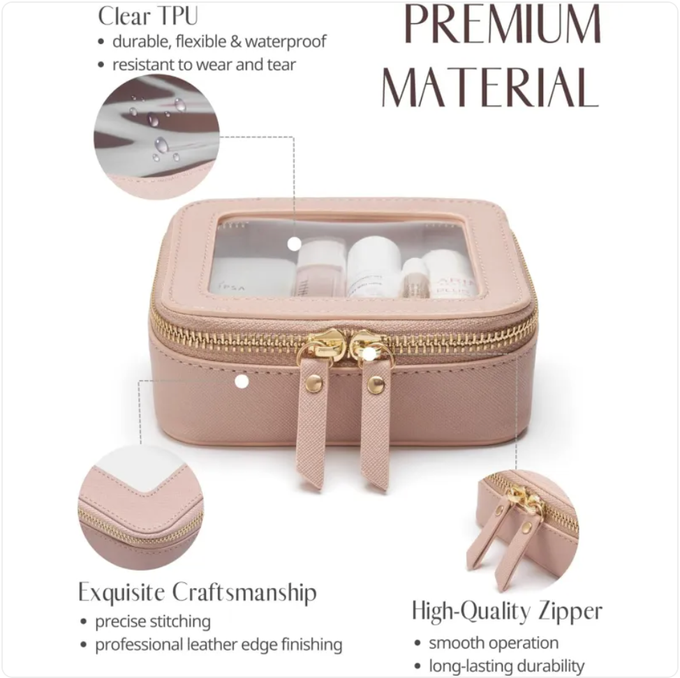 Portable Cosmetic Organizer – Makeup, Skincare & Beauty Travel Storage