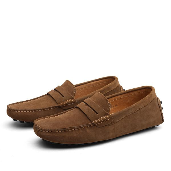 Urban Suede Loafers for Men – Modern Casual Slip-On Shoes