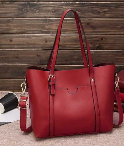 Trendy Cross Pattern PU Tote Bag for Women – Large Cross-Textured Shoulder Handbag with Zipper