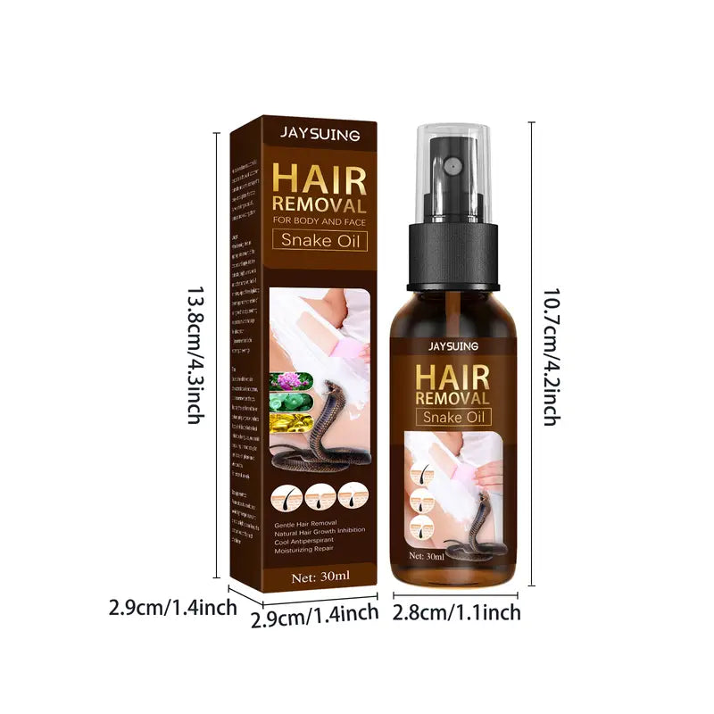 Hair Removal Spray for Arms, Legs, Underarms & Bikini Line