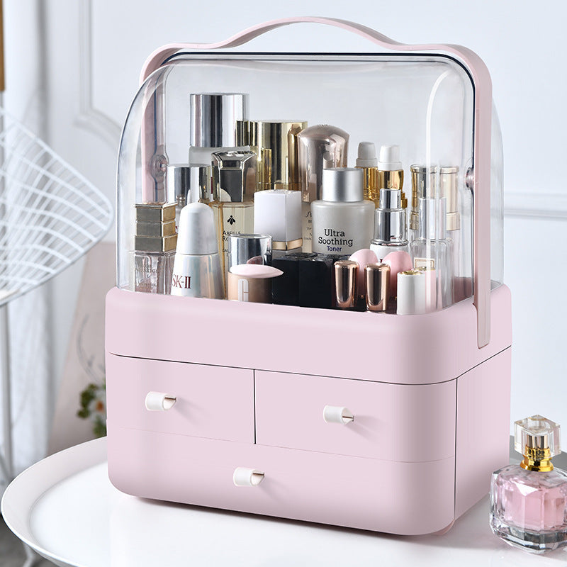 Portable Cosmetic Storage Box – Makeup, Skincare & Beauty Organizer