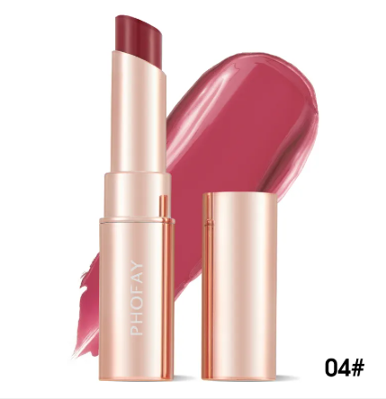 PHOFAY Moisturizing Lipstick – Hydrating Rich Color, 8 Shades