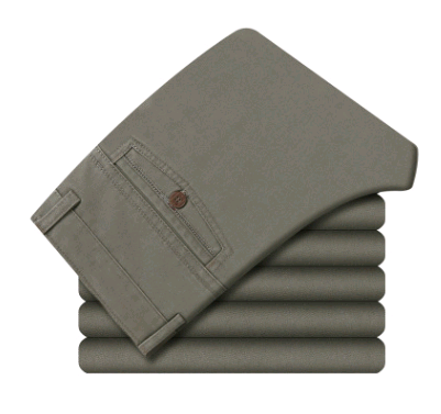 Men’s Cotton Casual Trousers – Autumn & Winter Everyday Pants