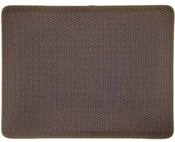 Double-Layer Cat Litter Mat – Anti-Tracking Litter Trapping Floor Mat