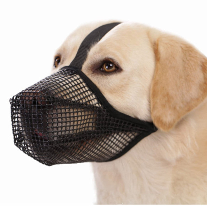 Breathable Dog Muzzle – Lightweight Adjustable Mouth Cover for Small to Large Dogs