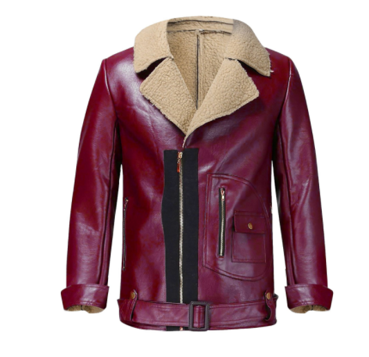 Men’s Street Style Faux Fur Jacket – Bold Zipper Casual Fashion Jacket