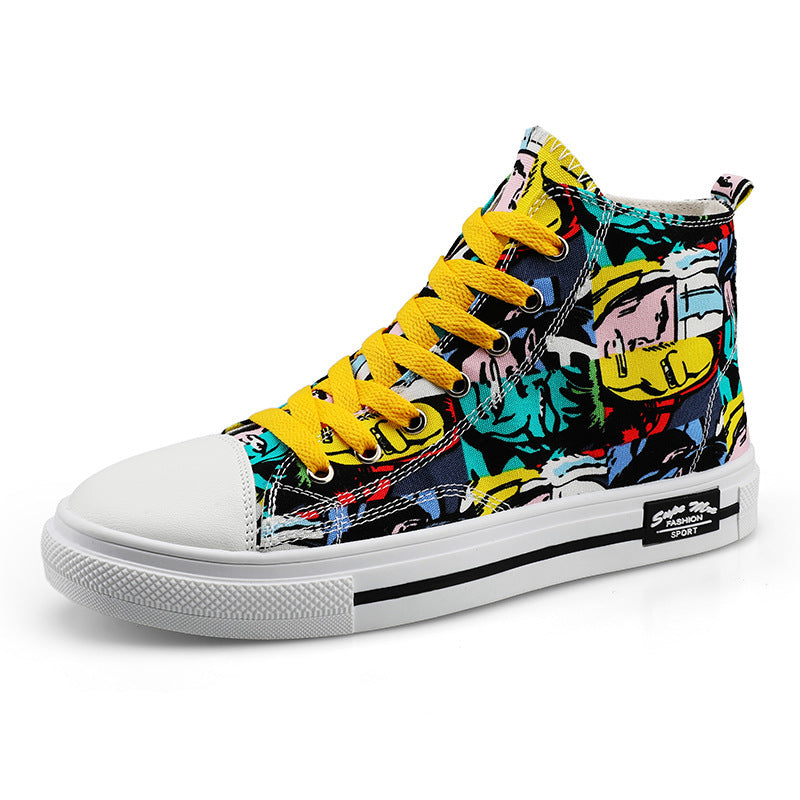 Children’s High-Top Canvas Sneakers – Stylish Casual Shoes for Kids