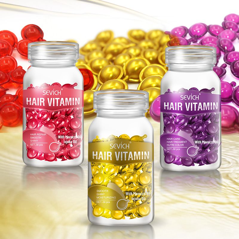 Hair Repair Capsules – Smoothing, Shine & Frizz Control Treatment for All Hair Types