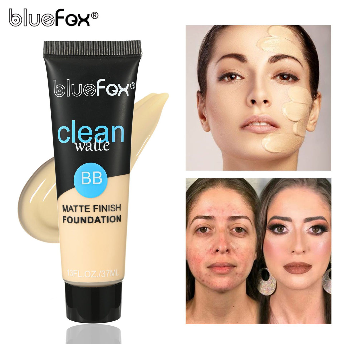Matte Waterproof Oil Control Foundation – Smooth Long-Wear Face Makeup