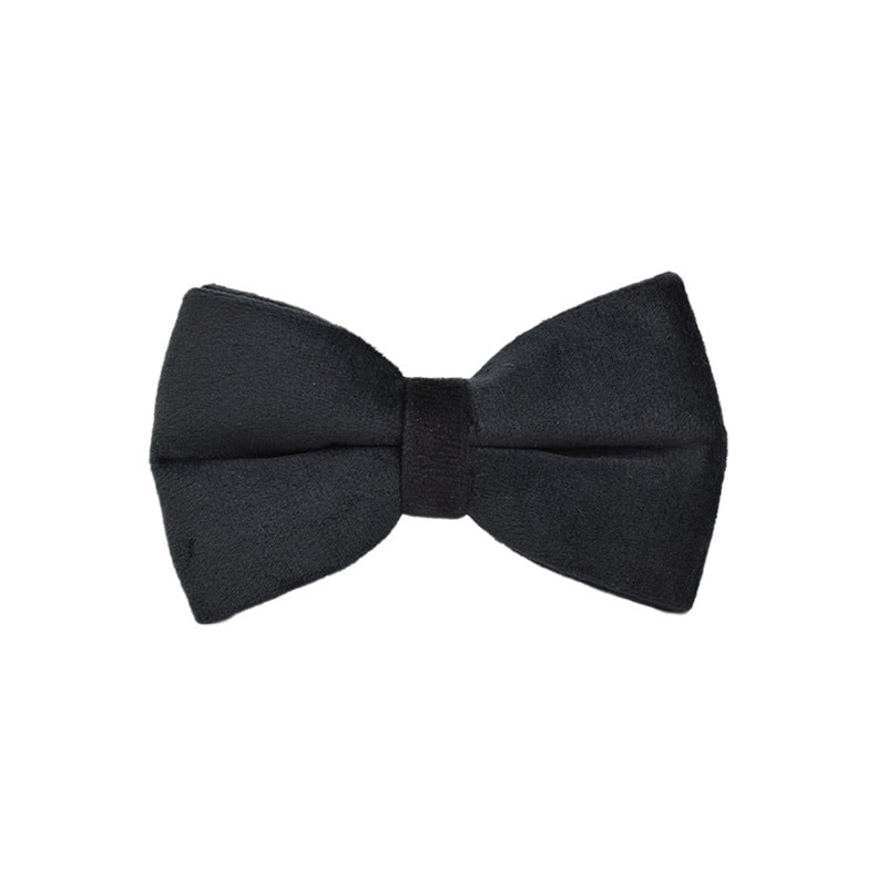 Black Velvet Dog Collar & Accessories – Luxury Adjustable Collar, Leash, Bow & Vest Collection