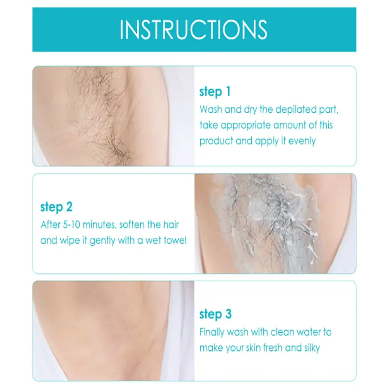Painless Hair Removal Cream for Men & Women – 50g
