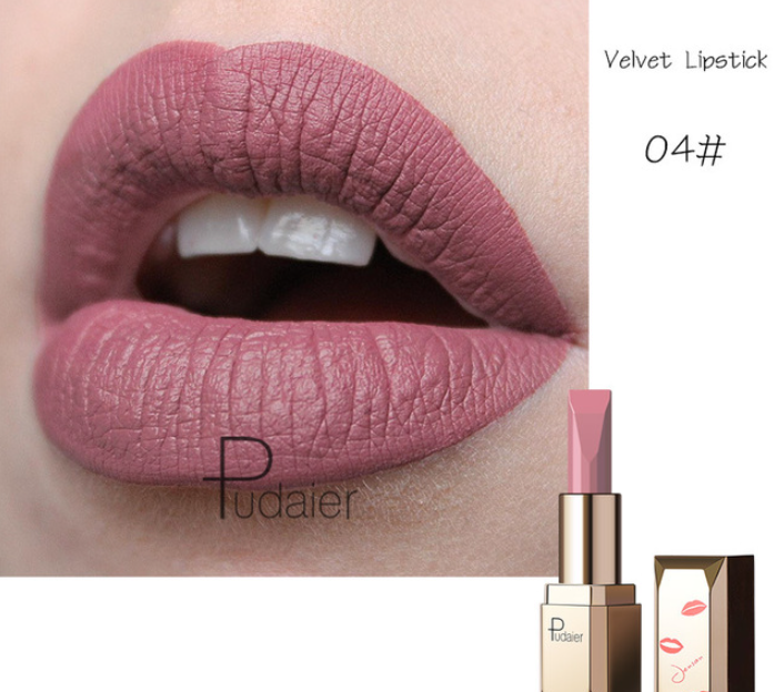 Pudale Matte Lipstick - Waterproof, 26 Colors Available