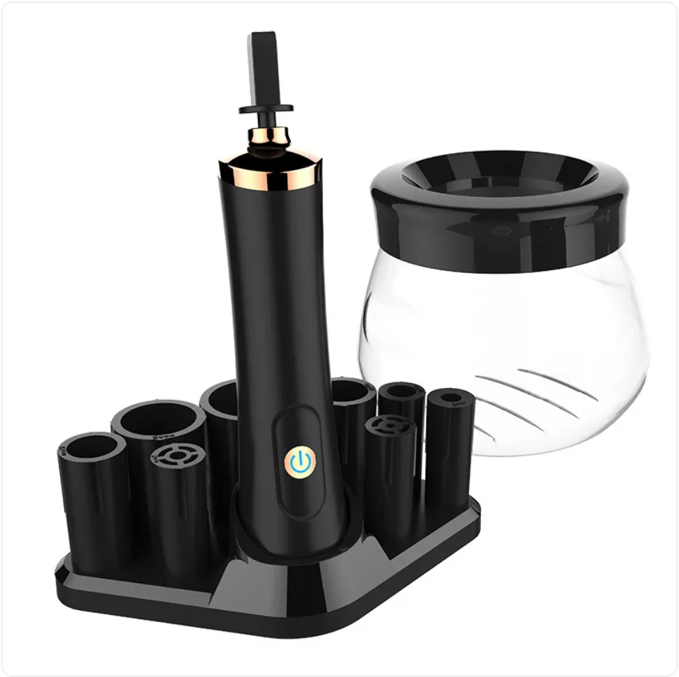 Electric Makeup Brush Cleaner – Fast Washing & Drying Brush Scrubber