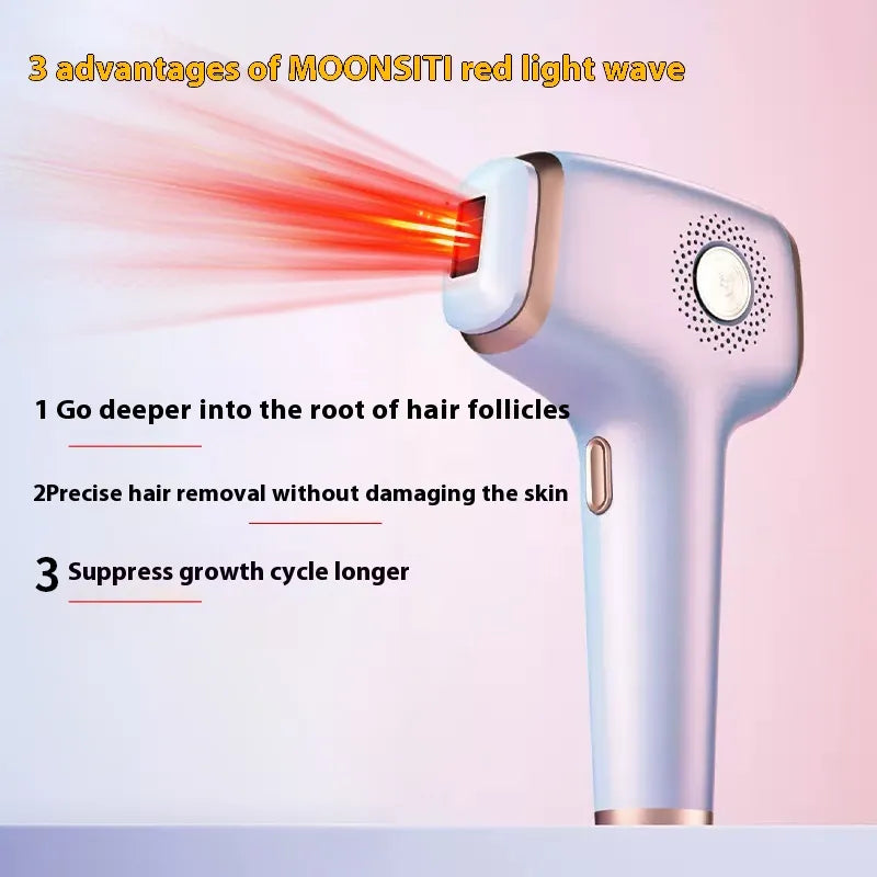 Electric Laser Hair Removal Trimmer – Compact Painless Hair Removal Machine