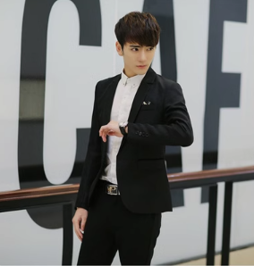 Men’s Korean Slim Fit Cotton Blazer – Smart Casual Spring & Fall Jacket, M–5XL