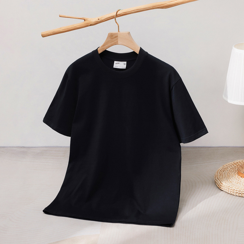 Heavyweight Unisex 240g Double Yarn Cotton T-Shirt – Loose Fit Premium Tee