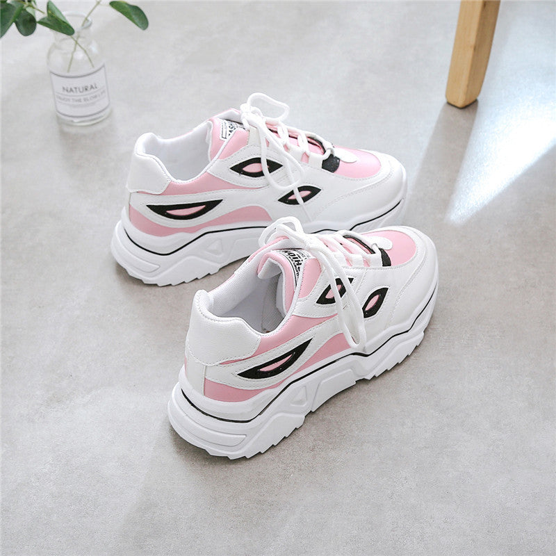 Men’s Chunky White Dad Sneakers for Sporty Everyday Style