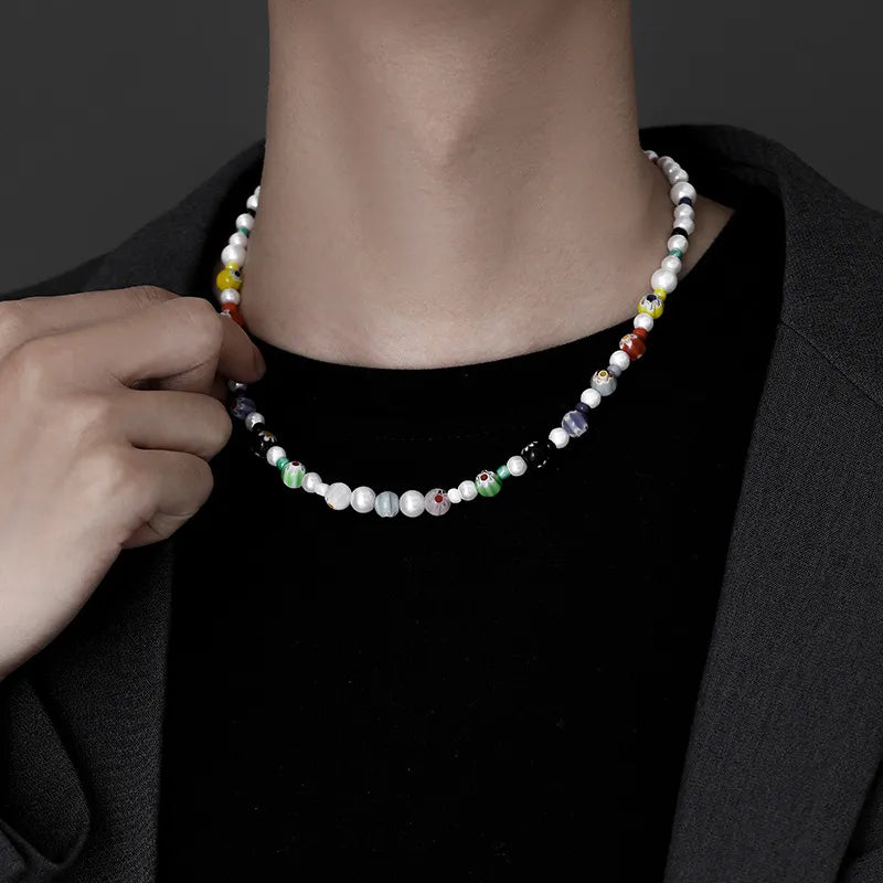 Colorful Handmade Beaded Necklace