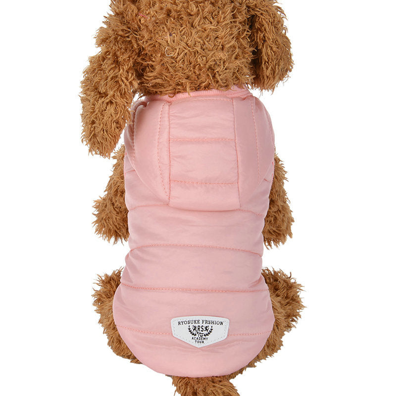 Warm Cotton Dog Down Jacket – Cozy Winter Pet Coat for Dogs