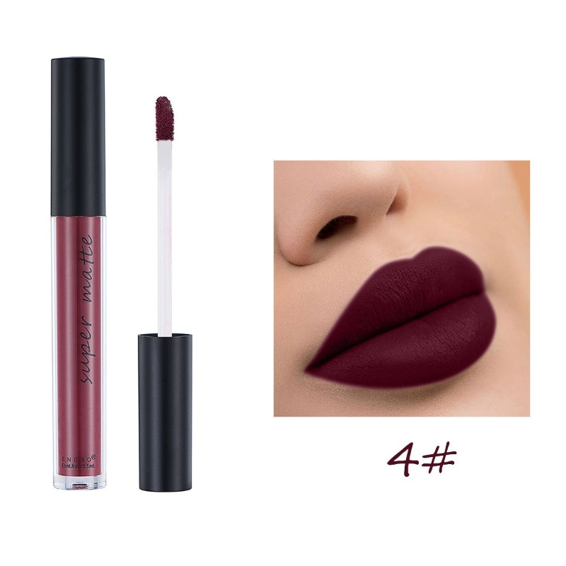 12-Color Waterproof Matte Liquid Lipstick Set