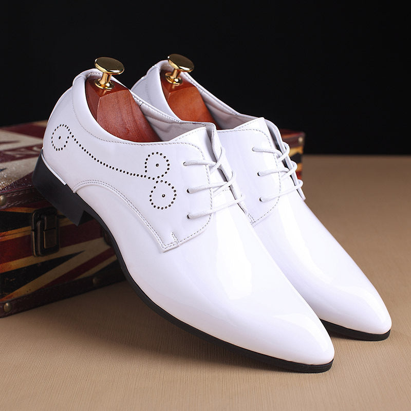 Men’s Leather Business Casual Shoes – Classic Dress Footwear