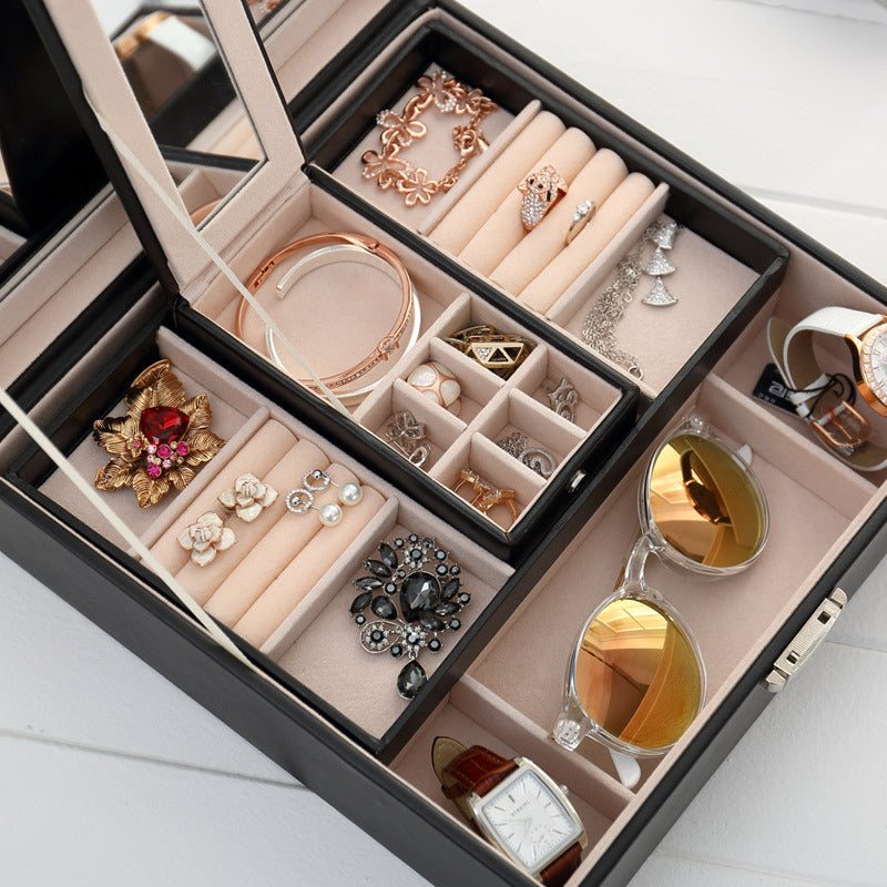 Casseg Jewelry and Makeup Storage Box, Multi-functional