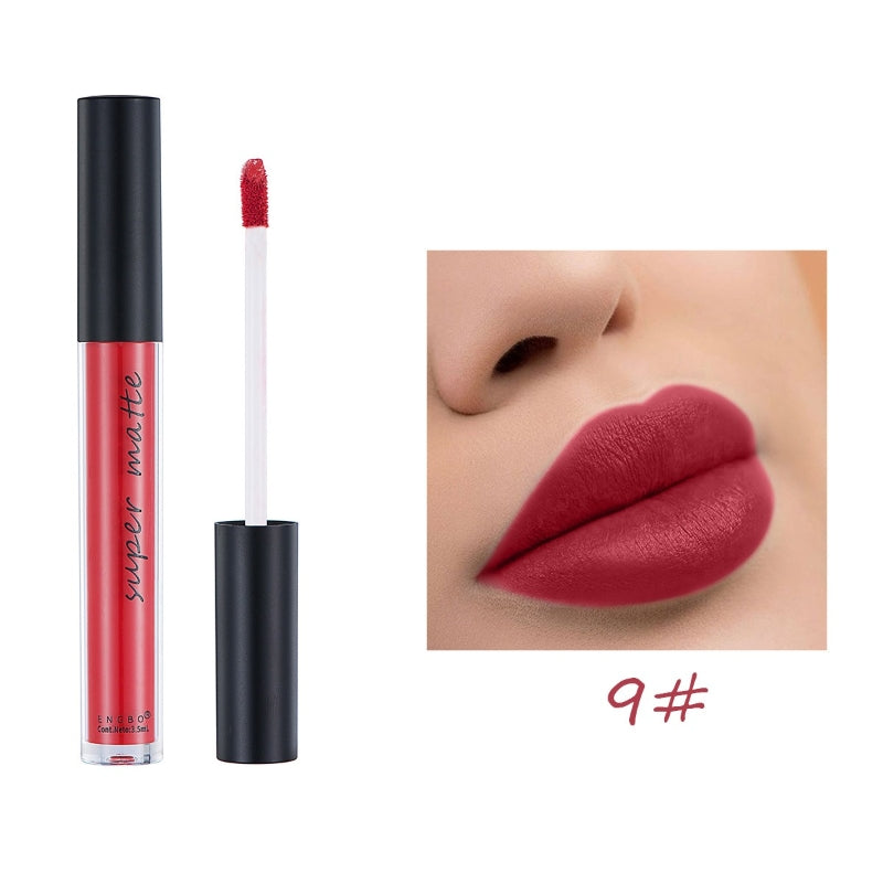 12-Color Waterproof Matte Liquid Lipstick Set