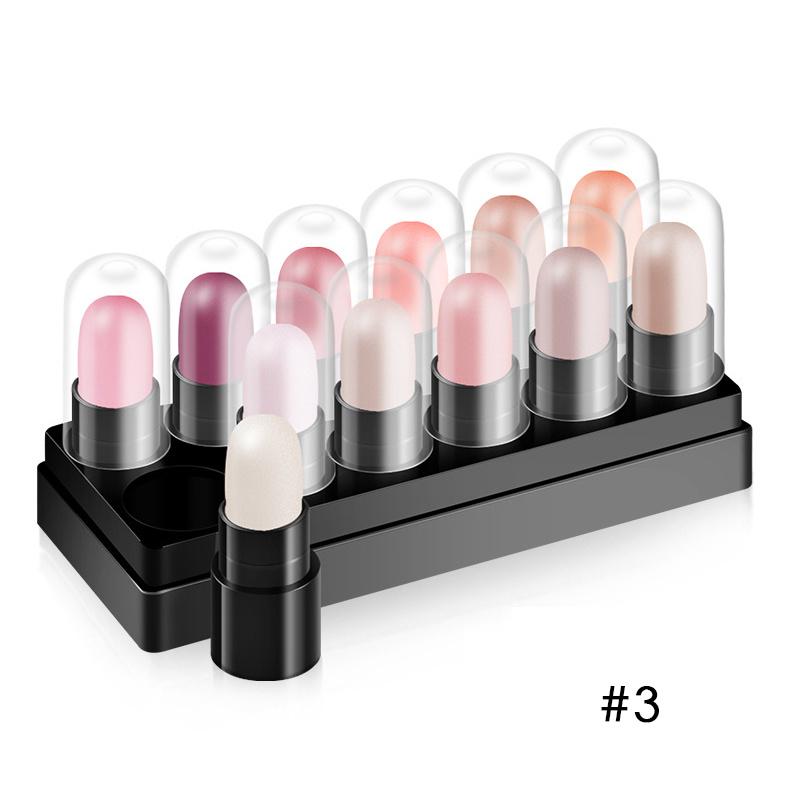 12-Color Waterproof Eyeshadow Pencil Set for Makeup