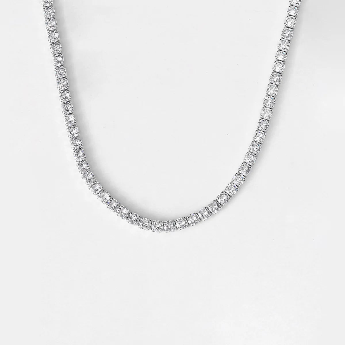 Hip-hop Zircon Tennis Necklace