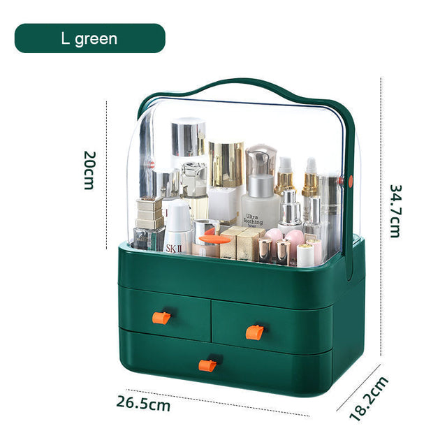Portable Cosmetic Storage Box – Makeup, Skincare & Beauty Organizer