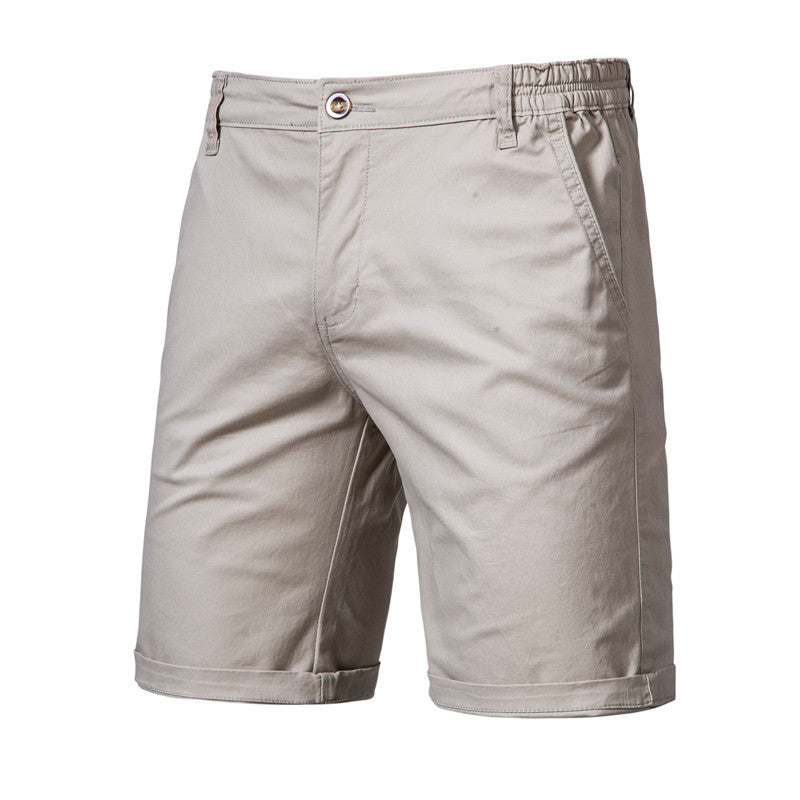 Men’s Slim-Fit Casual Straight Shorts – Lightweight Cotton Summer Shorts