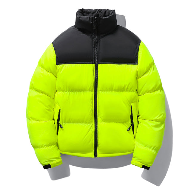 Men’s Autumn Winter Short Cotton Padded Jacket – Warm Casual Outerwear – USA